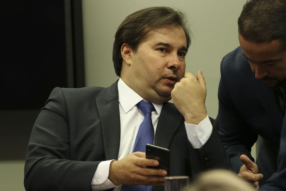 O presidente da Câmara, Rodrigo Maia (DEM-RJ)