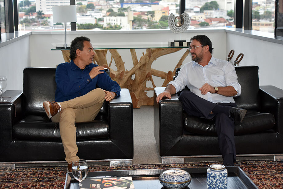 Presidente da Fiems, Sérgio Longen, e o prefeito da Capital, Marquinhos Trad, alinharam parceria