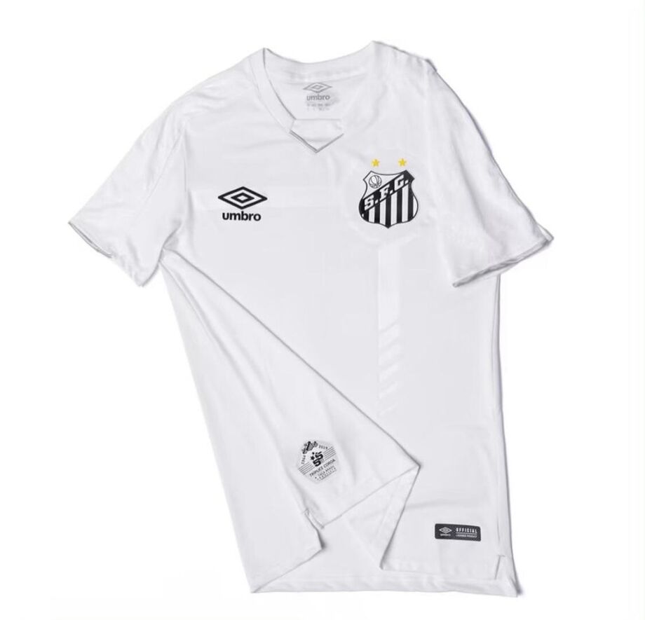 O Santos está sem patrocínio master desde o fim de 2018, quando se encerrou o contrato com a Caixa