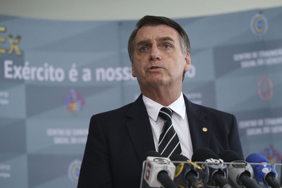 O presidente Jair Bolsonaro