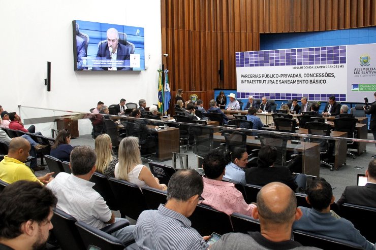 Seminário na ALEMS sobre parcerias público-privada, concessões e saneamento básico