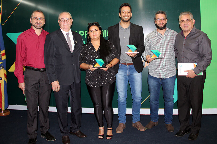 Servidores da Agepen levando a metade dos prêmios possíveis do concurso, com três projetos premiados entre os seis vencedores no total