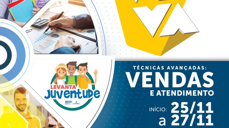 A Prefeitura Municipal de Campo Grande abre inscrições para o Reviva Técnicas Avançadas em Vendas e Atendimento nos dias 25 a 27 de novembro