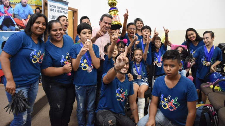 As disputas foram realizadas nas modalidades de atletismo, bocha paralimpica, tênis de mesa, polybat, mini futsal, damas e queimada