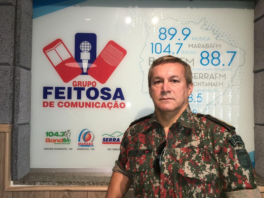 O tenente coronel e chefe da Comunicação Social da Polícia Militar Ambiental (PMA), Edenilson Queiroz