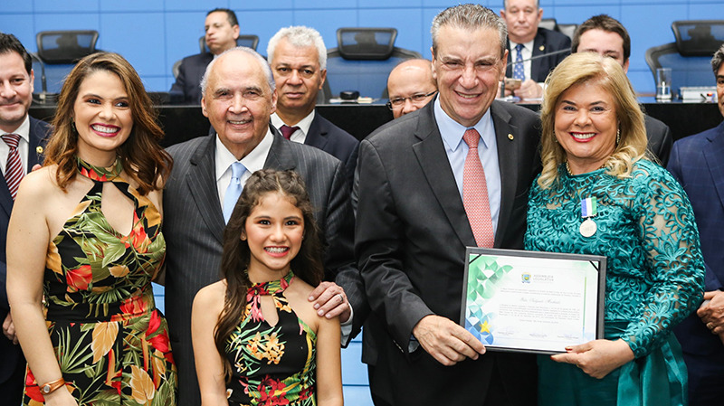 Prefeita Ilda Machado dedicou a homenagem a toda equipe de colaboradores da Prefeitura e ao povo fatimassulense.