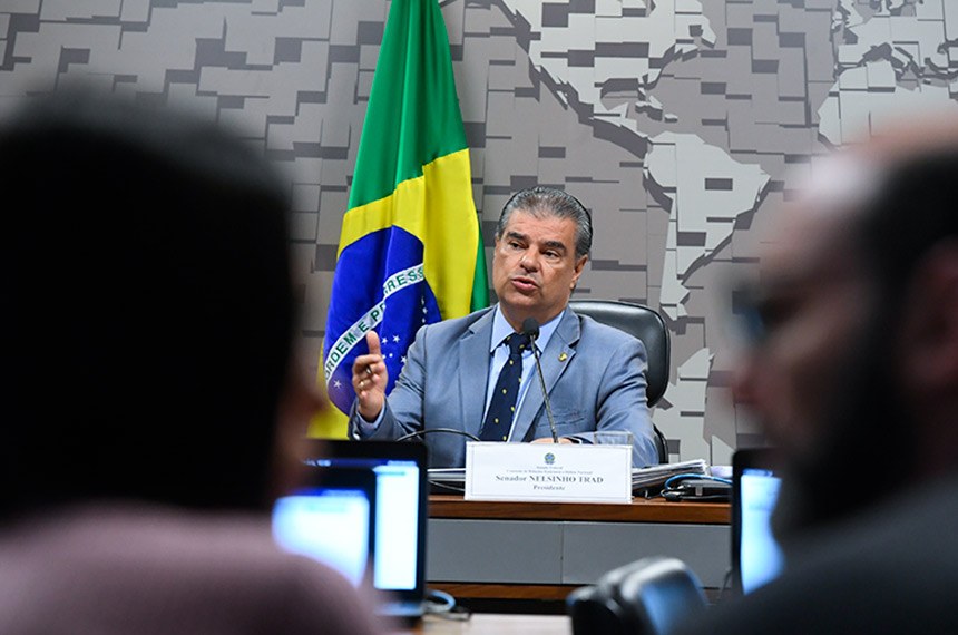 O senador Nelsinho Trad é o presidente da Comissão de Relações Exteriores