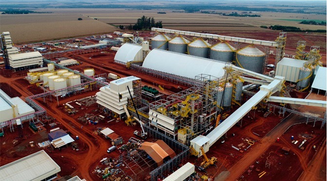 Neste mês, a partir do dia 25, entra em operação em Dourados a nova planta industrial da Coamo Agroindustrial Cooperativa