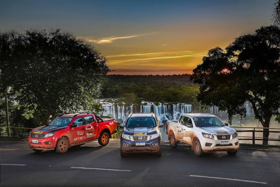 Frota de 14 Nissan Frontier passou pela fronteira com Argentina para chegar ao patrimônio da humanidade