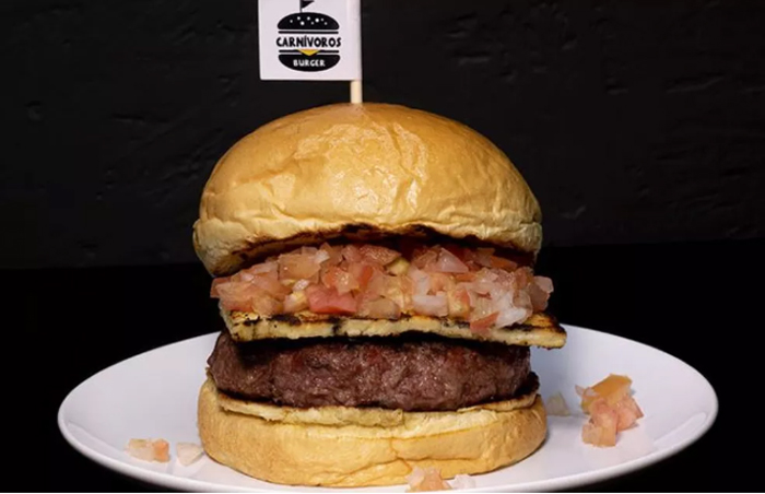Churras Burger, do Carnívoros Burger, foi o vencedor no Bar em Bar 2019 na categoria Hamburgueria