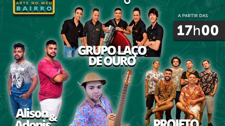 Se apresentam no local o Grupo Laço de Ouro, Alison e Adonis, Ronaldo Raimundo e Projeto Kzulo
