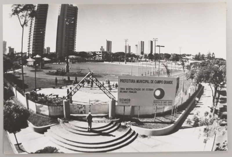 Obra revitalização do estádio Belmar Fidalgo