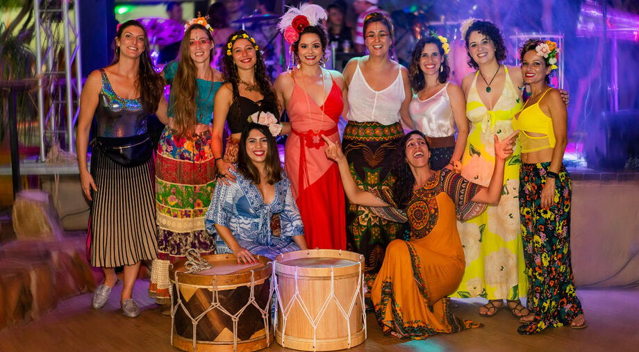 Primeira apresentação em público do grupo em março de 2019