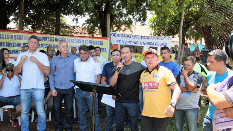 Enaltecendo o trabalho em conjunto com vereadores e governo do estado, o prefeito Marquinhos Trad destacou a importância do esporte para os campo-grandenses