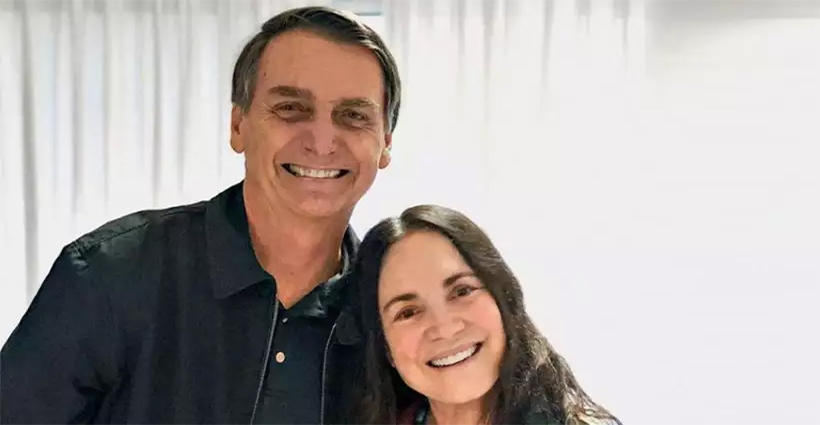 Jair Bolsonaro e Regina Duarte vão se encontrar nesta tarde no Rio de Janeiro