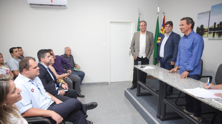 As propostas de engajamento foram discutidas em reunião realizada nesta segunda-feira (20), no Paço Municipal