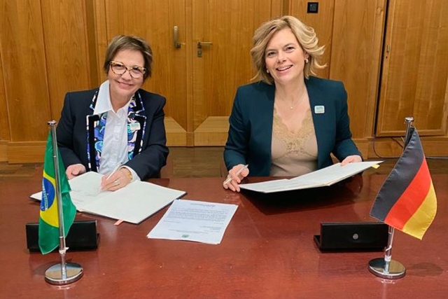 Ministra Tereza Cristina e ministra da Agricultura da Alemanha, Julia Klöckner