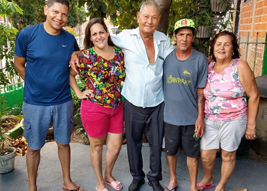 O reencontro com muita emoção aconteceu no dia 5, depois de 52 anos de separação e muitos anos de procura