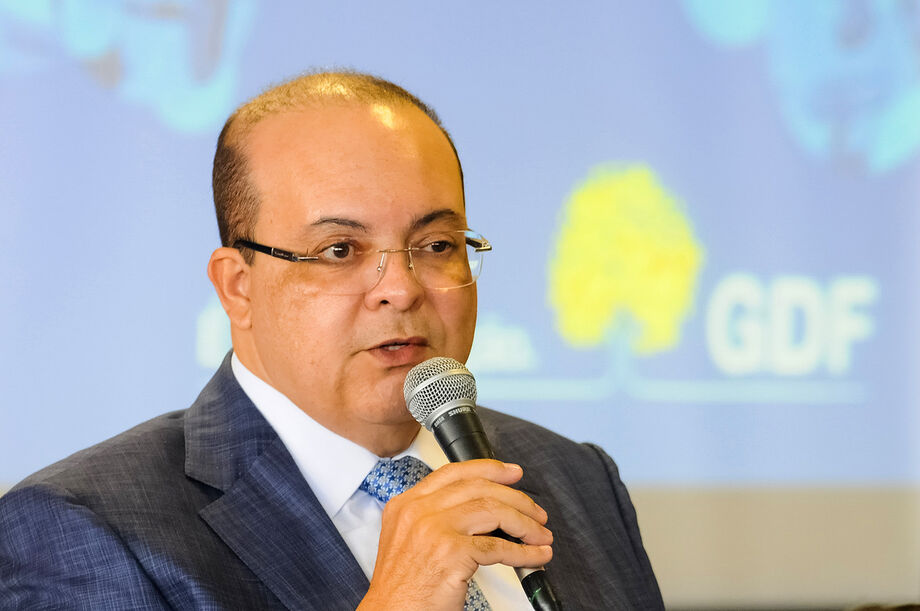 O governador do Distrito Federal, Ibaneis Rocha (MDB)