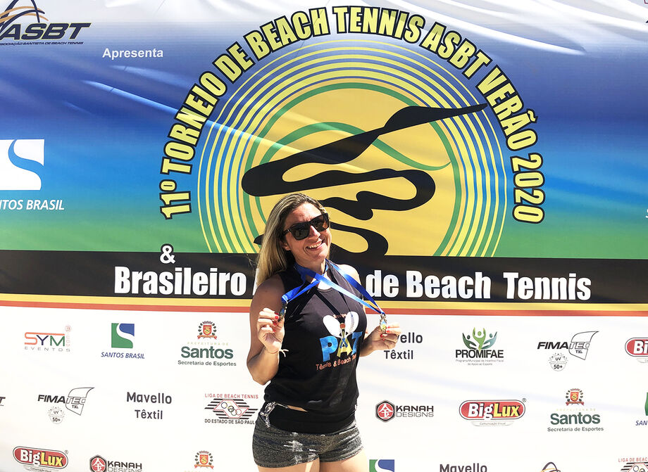 Na categoria simples profissional feminina, a jornalista Eva Regina ficou em 3º lugar