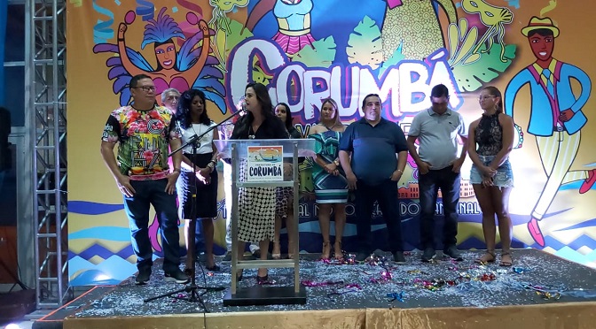 Em Corumbá, a presidente da FCMS (Fundação de Cultura de Mato Grosso do Sul), Mara Caseiro, falou sobre o apoio do governador Reinaldo Azambuja ao Carnaval 2020 de Corumbá