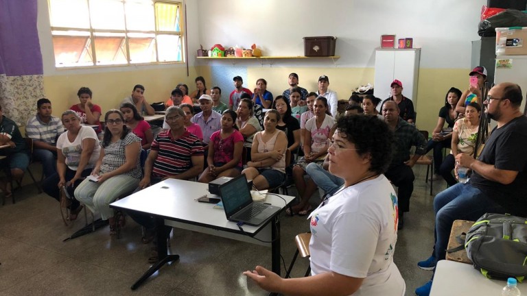 A primeira edição do AGIR Regional 2020 aconteceu no Distrito de Anhanduí, distante aproximadamente 60 quilômetros de Campo Grande, no dia 25 de janeiro, na Escola Municipal Isauro Bento Nogueira