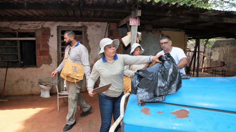 A operação acontece até amanhã na região do Imbirussu, mas chegará as outras seis regiões de Campo Grande até abril.