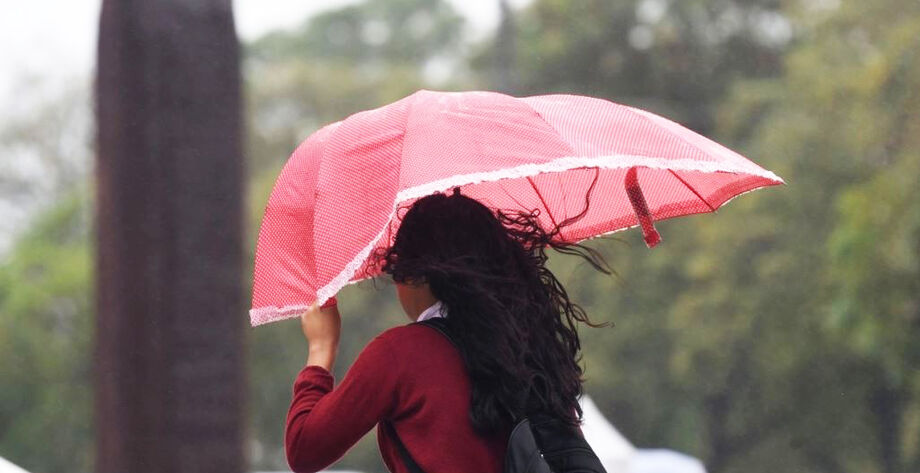 A temperatura mínima prevista para este dia é de 18°C, e a máxima de 35°C, com tendência a ligeira elevação. Umidade relativa do ar com valores entre 50% e 95%