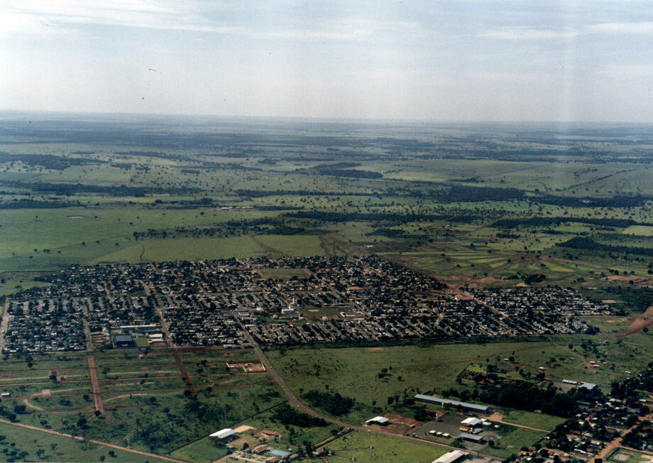 Vista aérea das Moreninhas