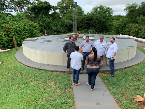 Visita técnica na Estação de Tratamento de Esgoto em Nioaque