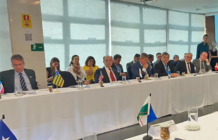 Conselheiro Waldir Neves na reunião do CNPTC