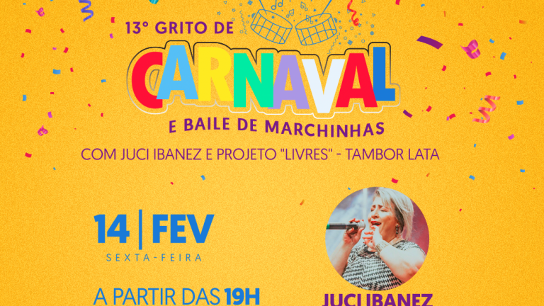 A Praça dos Imigrantes estará decorada no estilo carnavalesco, com confetes e serpentinas para recepcionar os foliões para o evento.