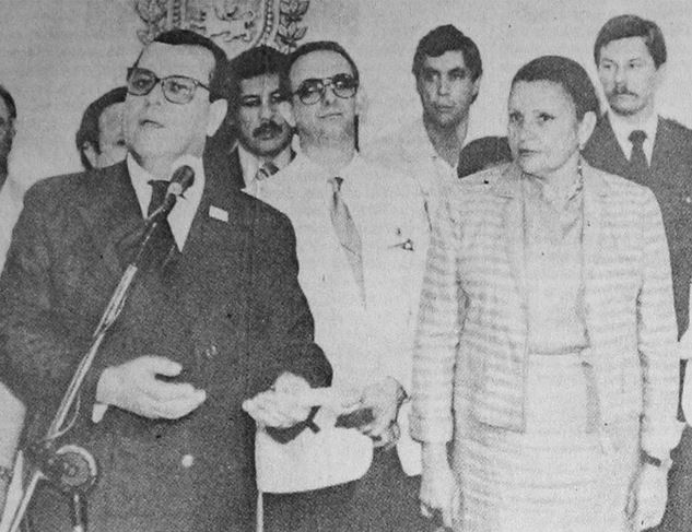 Marly Sarney esteve em Campo Grande em 1987, cheia de seguranças