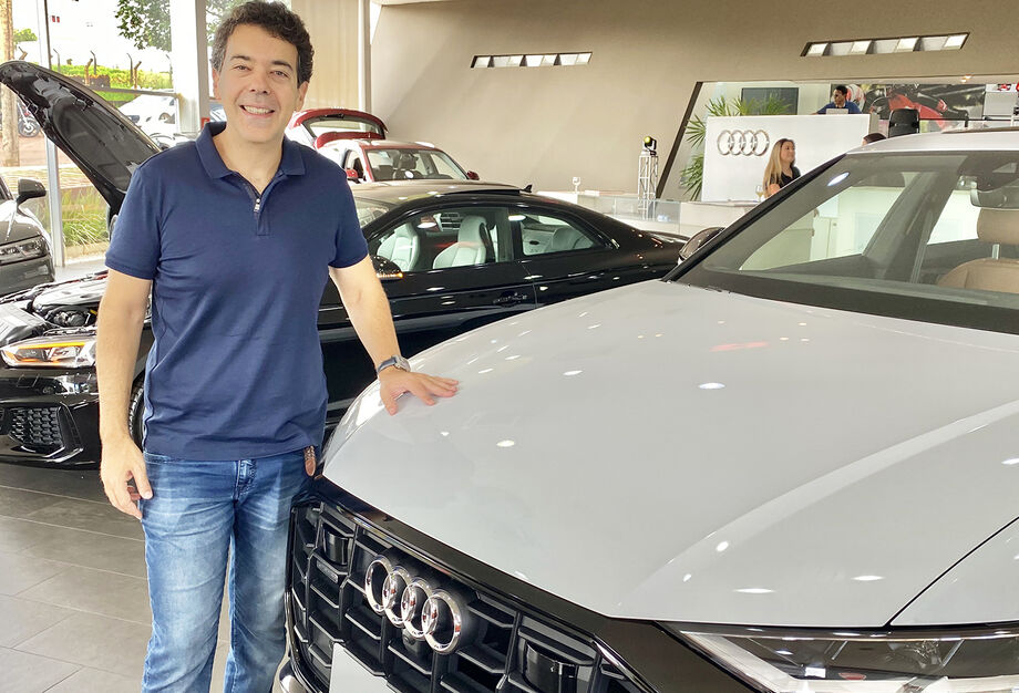 O diretor das duas concessionárias Audi Center, Cristiano Gionco