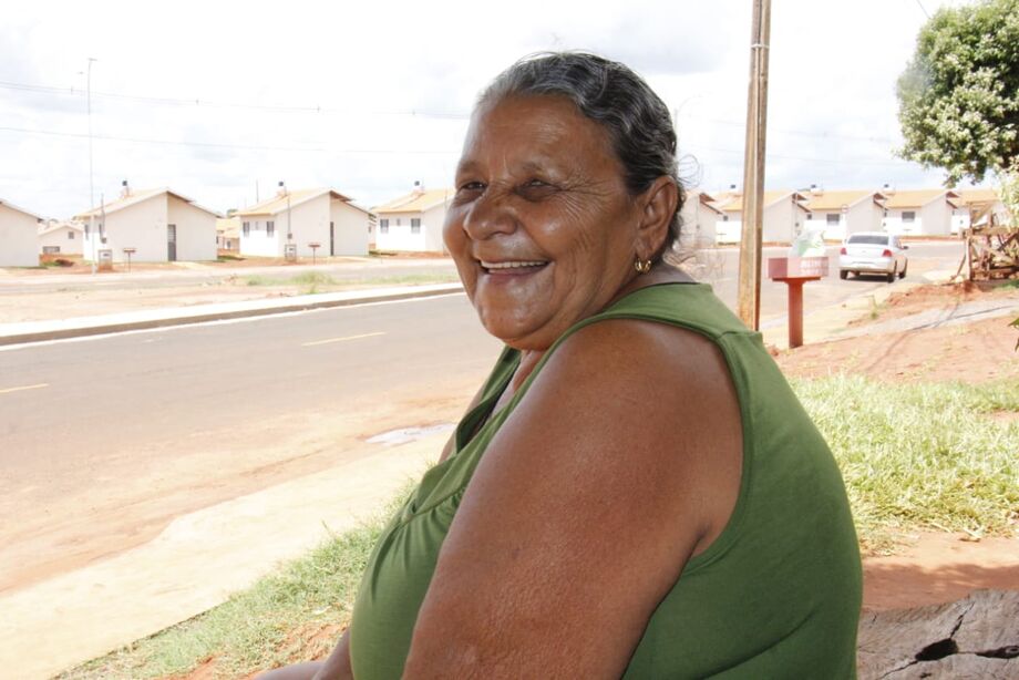 Dona Creuza Soares, de 65 anos, é aposentada e moradora de Ivinhema há 30 anos.