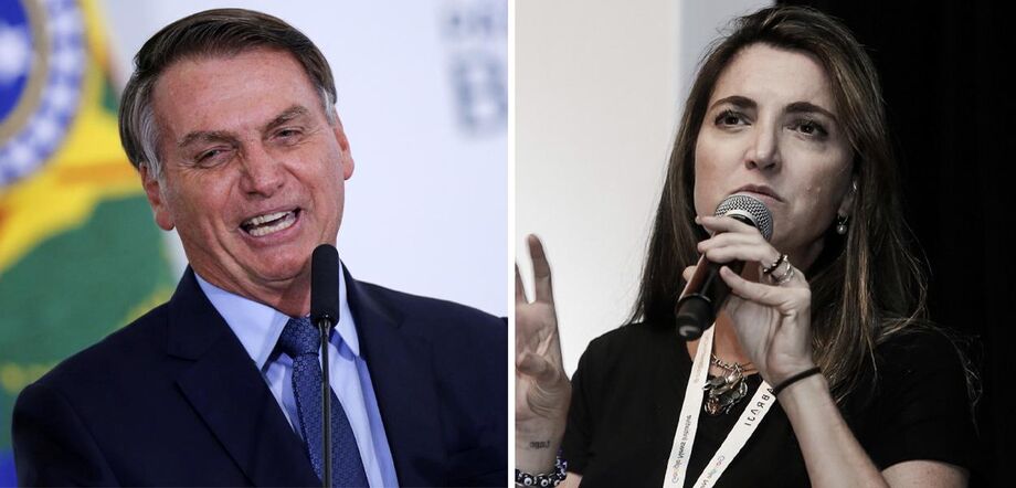 O presidente Jair Bolsonaro fez insinuações sobre o trabalho da jornalista Patrícia Campos Mello, repórter do jornal Folha de S.Paulo, na manhã desta terça-feira, 18