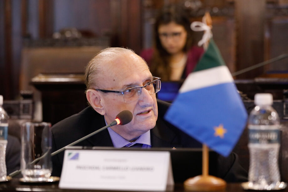 Presidente do TJ/MS, desembargador Paschoal Leandro esteve na fundação do Codepre