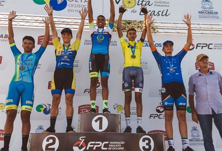 Ciclista Kawãh David obteve uma medalha de prata e uma de bronze na 14ª Volta Ciclística do Futuro.
