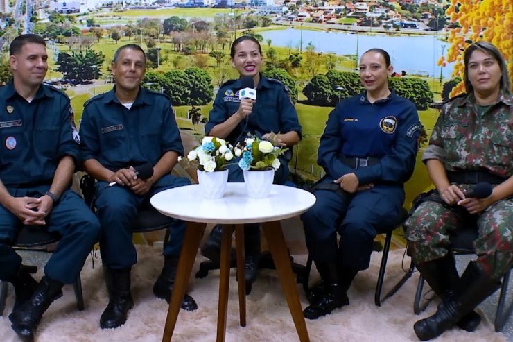 Roda de conversa com policiais militares fala dos projetos sociais que a PM-MS desenvolve no Estado