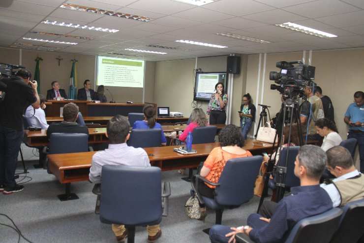 Reunião objetivou a apresentação de relatório na área de Saúde relativo ao quadrimestre de setembro a dezembro de 2019