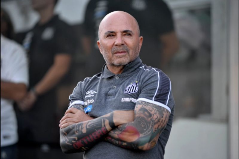 O técnico Jorge Sampaoli