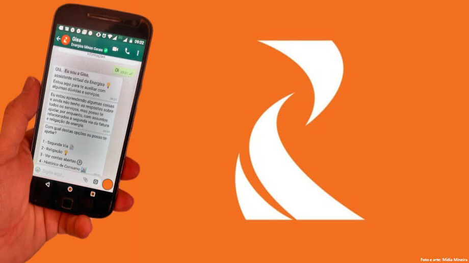 Pela atendente virtual Gisa, os clientes da Energisa podem solicitar serviços e informações sobre a conta de energia