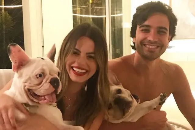 Sthefany Brito e Igor Raschkovsky em foto de 2018.