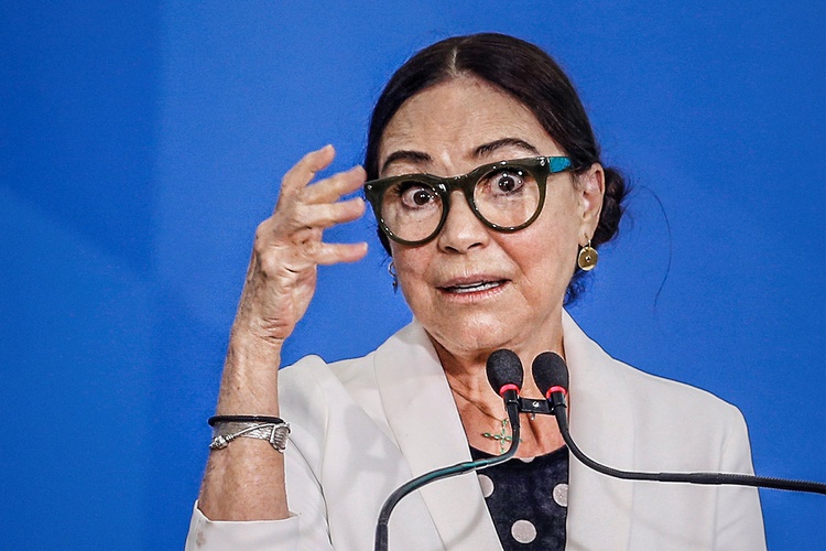 Secretária especial da Cultura Regina Duarte