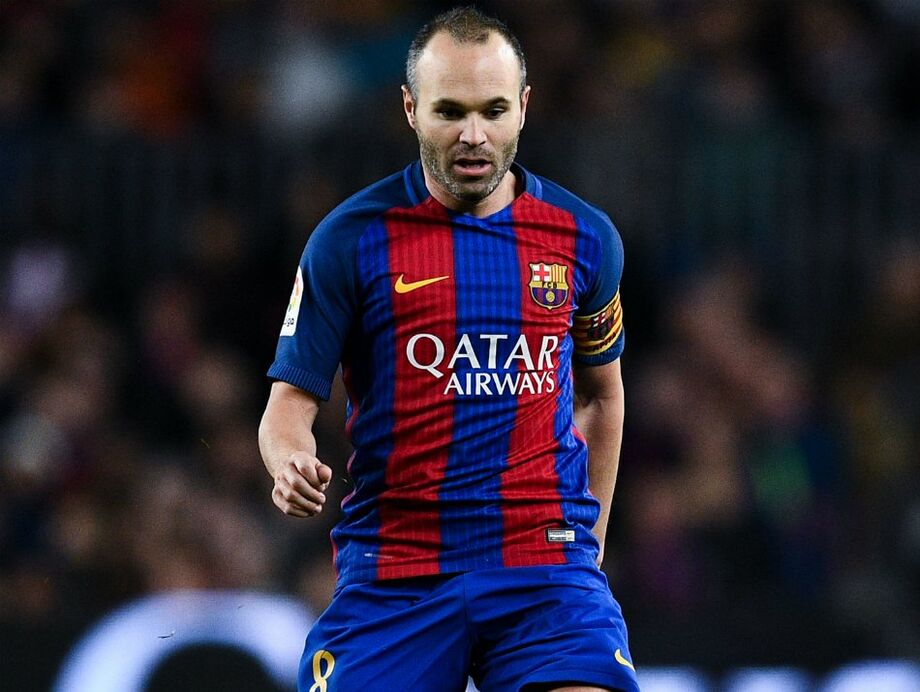 O meia espanhol Andrés Iniesta