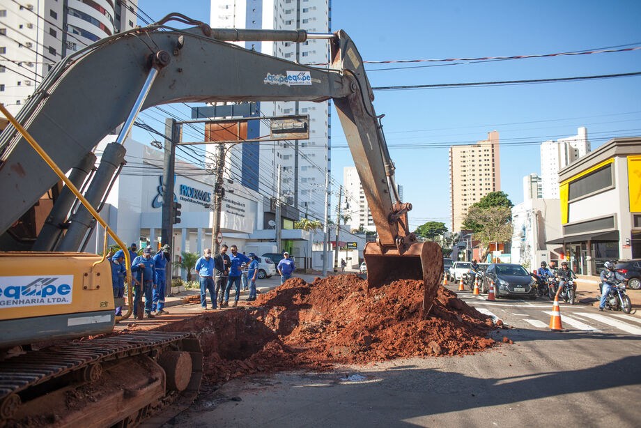 A Rua Bahia é o primeiro trecho do Corredor Norte, que, ao todo, tem extensão de 22 quilômetros, incluindo as avenidas Coronel Antonino, Cônsul Assaf Trad e Mato Grosso, e as ruas Alegrete e 25 de Dezembro.