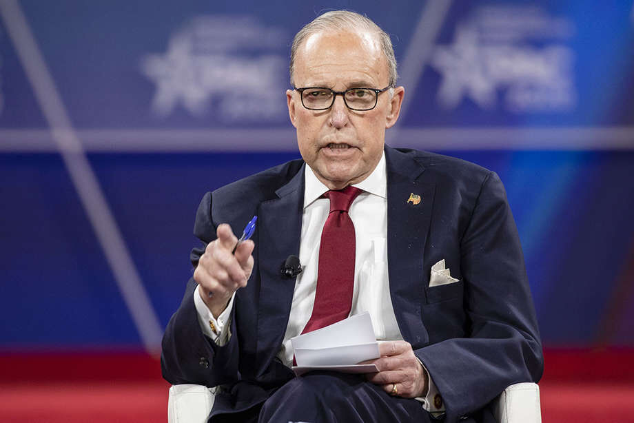 Kudlow voltou a demonstrar otimismo de que a recuperação da economia ocorrerá em formato de V, isto é, em ritmo rápido e forte