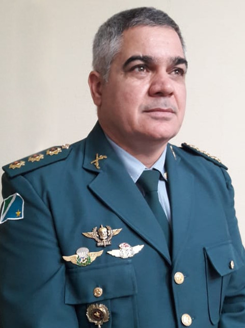 Novo comandante da PMMS, coronel Gimenez