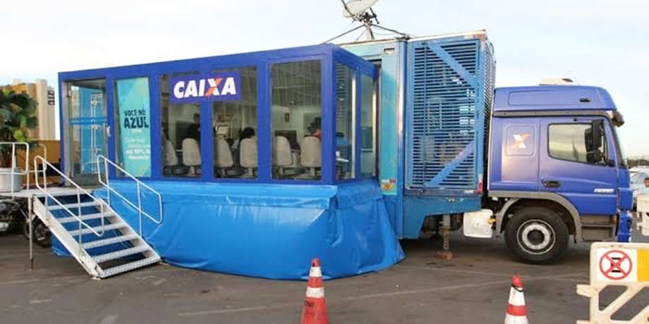 O Caminhão-Agência vai ficar até a sexta-feira (29) na avenida São José, Praça Central e funcionará das 08h às 14h