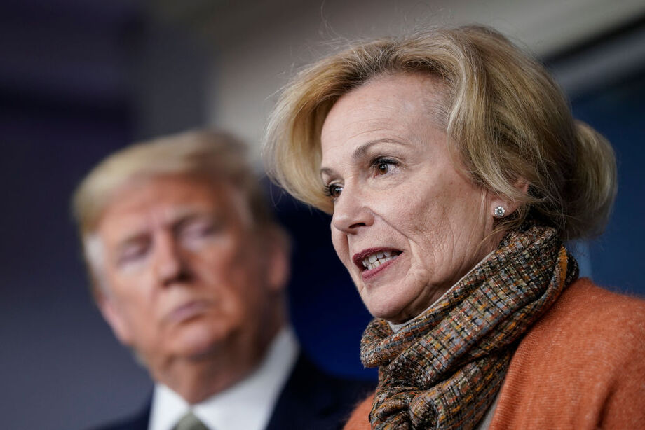 Coordenadora da força-tarefa da resposta ao coronavírus da Casa Branca, Deborah Birx